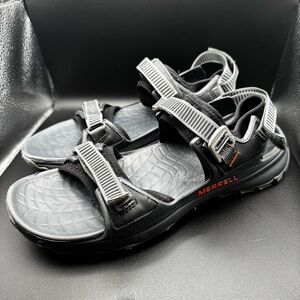 Merrell Choprock Strap Style Sandals J48793 Black Gorpcore Hiking Grunge Size 13